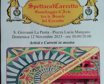 “SpettacolCarretto”. Twinning of art between the schools of the Cart – Sunday 12 November 2023