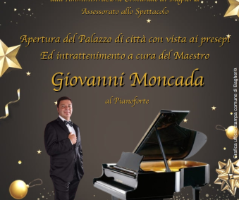 Concert by Maestro Giovanni Moncada on the piano – Thursday 4 January 2024