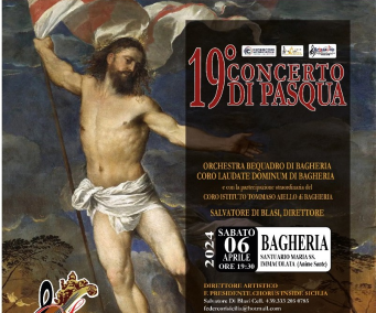 XIX Concierto de Pascua dirigido por Salvatore Di Blasi – Sábado 6 de Abril de 2024