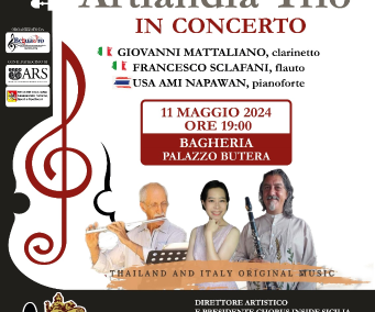 Saison des concerts: à la Villa Butera ‘Concert du Trio Artlandia’ – Samedi 11 mai 2024