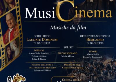 Marco Frisina dirige “Musicinema”: a Bagheria musiche da film per un concerto di beneficienza – Sabato 12 settembre 2026